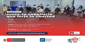  Conferencia presencial "Junín, la caballería que forjó la libertad" de la BNP