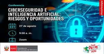  Conferencia online "Ciberseguridad e Inteligencia Artificial: Riesgos y oportunidades" 