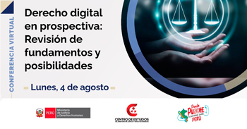  Conferencia online gratis"Derecho digital en prospectiva: Revisión de fundamentos y posibilidades"