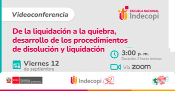 Conferencia online gratis De la liquidación a la quiebra, desarrollo de los procedimientos de disolución y liquidación