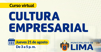  Curso online "Cultura empresarial" de la MUNICIPALIDAD DE LIMA