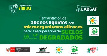  Curso virtual Fermentación de abonos líquidos con microorganismos eficaces para la recuperación de suelos agrícolas