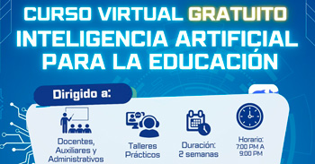 Curso online gratis "Inteligencia artificial para la educación"