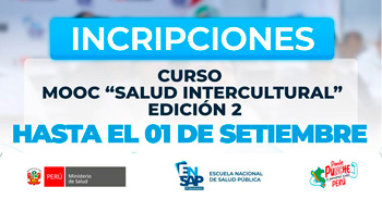  Curso online gratis de "Salud Intercultural" de la ENSAP