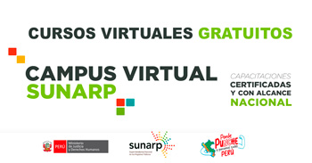  Cursos gratis online con certificado de la SUNARP