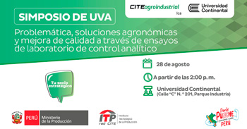  Simposio presencial "Problemática, soluciones agronómicas y mejora de calidad de laboratorio quot; 