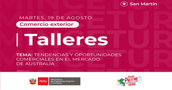  Taller presencial "Tendencias y Oportunidades Comerciales en el mercado de Australia" 