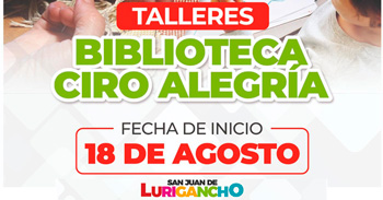  Talleres presenciales gratuitos "Bordado, tejido, decoración con globos y más" de la biblioteca Ciro Alegría