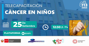 Capacitación online "Cáncer en niños" del Hospital Belén de Trujillo