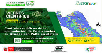 Capacitación online Controles edáficos de la acumulación de Cd en suelos cultivados con Palto en el Perú del INIA