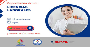  Capacitación online gratis "Licencias laborales" de la DRTPE Cajamarca