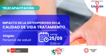 Capacitación online "Impacto de la osteoporosis en la calidad de vida"