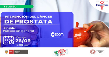 Capacitación online "Prevención del Cáncer de Próstata" del Hospital Nacional Arzobispo Loayza
