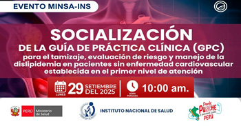 Capacitación online "Socialización de la Guía de Práctica Clínica (GPC)" del  Instituto Nacional de Salud 