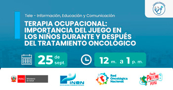 Capacitación online Terapia ocupacional: importancia del juego en los niños durante y después del tratamiento oncológico