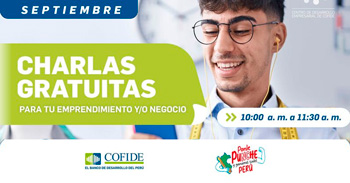 Charlas gratis online Empresariales de COFIDE