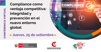Conferencia online "Compliance como ventaja competitiva: integridad y prevención en el nuevo entorno global"