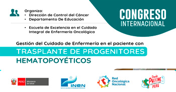 Congreso presencial de Gestión del Cuidado de Enfermería en el Paciente con Trasplante de Progenitores Hematopoyéticos