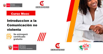  Curso virtual gratuito: "Introducción a la Comunicación no violenta" del Ministerio de Justicia