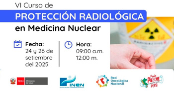 Curso online sobre "Protección Radiológica en Medicina Nuclear" del INEN