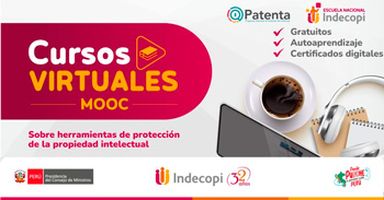 Cursos gratis online certificados sobre Protección de la Propiedad Intelectual de INDECOPI