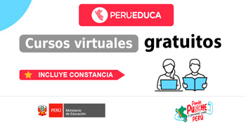  Cursos online gratis del Ministerio de Educación - PerúEduca