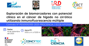  Evento "Exploración de biomarcadores con potencial clínico en el cáncer de hígado no cirrótico"