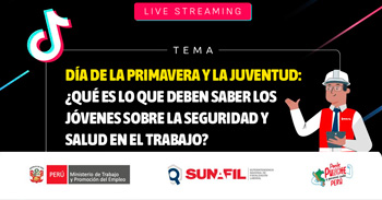 Evento online Día de la primavera y la juventud: Seguridad y salud en el trabajo