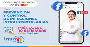 Evento online gratis "Prevención y control de infecciones intrahospitalarias" 