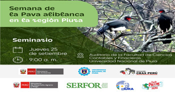 Seminario Presencial "Semana de la Pava aliblanca en la región Piura" del SERFOR