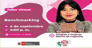  Taller online gratis "Benchmarking" del Programa Nacional Tu Empresa del Ministerio de la Producción