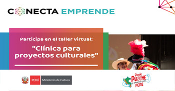 Taller online gratis "Clínica para proyectos culturales" del Ministerio de Cultura y UPC