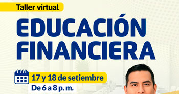 Taller online gratis "Educación Financiera" de la Municipalidad de Lima