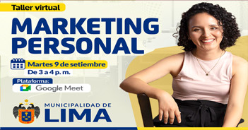  Taller online gratis "Marketing Personal" del Desarrollo Económico MML