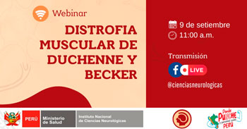  Webinar online gratis "Distrofia muscular de Duchenne y Becker" 