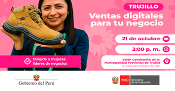 Capacitación presencial gratuito: "Ventas digitales para tu negocio" de PRODUCE