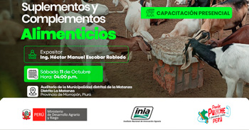 Capacitación presencial "Suplementos y complementos alimenticios" del INIA
