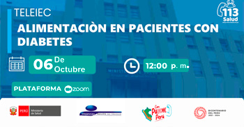 Capacitación online "Alimentación en pacientes con diabetes" del Hospital Belén de Trujillo