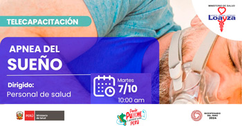 Capacitación online "Apnea del sueño" del Hospital Nacional Arzobispo Loayza
