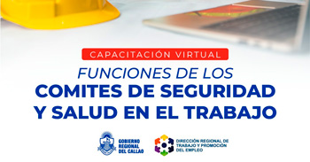 Capacitación online "Funciones de los Comités de Seguridad y Salud en el Trabajo" DRTPE del Callao
