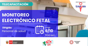 Capacitación online "Monitoreo electrónico fetal" del Hospital Nacional Arzobispo Loayza