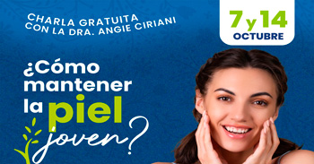 Charla presencial sobre "Dermatológica, Piel Radiante" de la Municipalidad de Miraflores