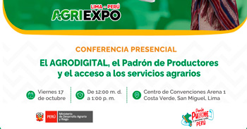 Conferencia presencial "El Agro Digital, el Padrón de Productores y el acceso a los servicios agrarios" 