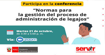 Conferencia online "Normas para la gestión del proceso de administración de legajos"