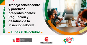Conferencia online Trabajo adolescente y prácticas preprofesionales: Regulación y desafíos de la inserción laboral