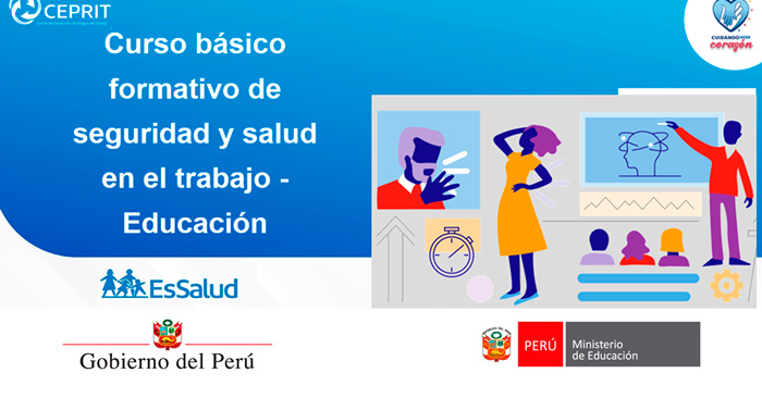 Curso online gratis "Seguridad y salud en el trabajo" del MINEDU 