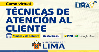 Curso online "Técnicas de atención al cliente" del Desarrollo Económico MML