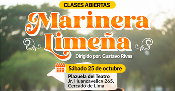 Evento presencial "Clases de Marinera Limeña" de la Municipalidad de Lima