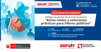 Evento presencial "Diálogos de gestión de recursos humanos: Retos reales y soluciones prácticas para líderes "