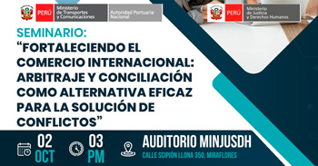 Seminario presencial "Fortaleciendo el Comercio Internacional" de la Autoridad Portuaria Nacional